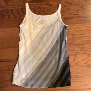 NY & Co Camisole Gray Black Sz S